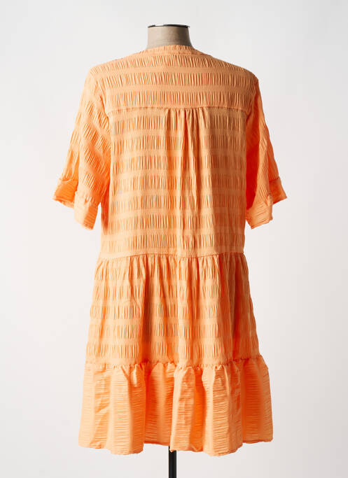 Robe mi-longue orange ESQUALO pour femme