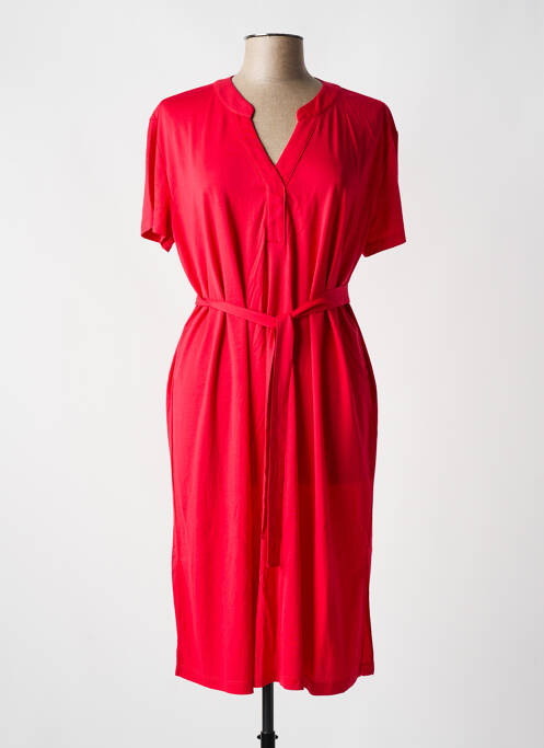 Robe mi-longue rouge YEST pour femme