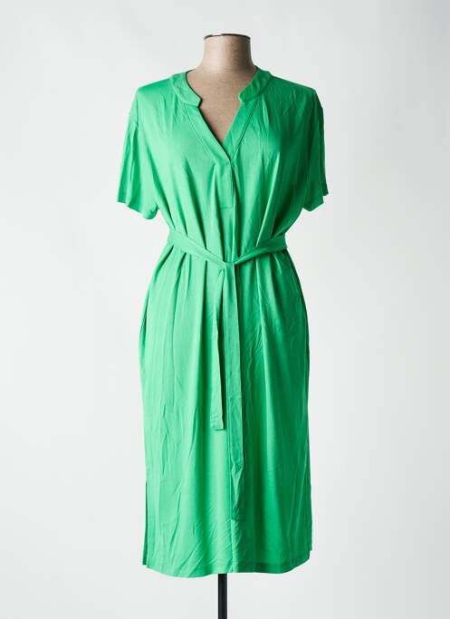 Robe mi-longue vert YEST pour femme