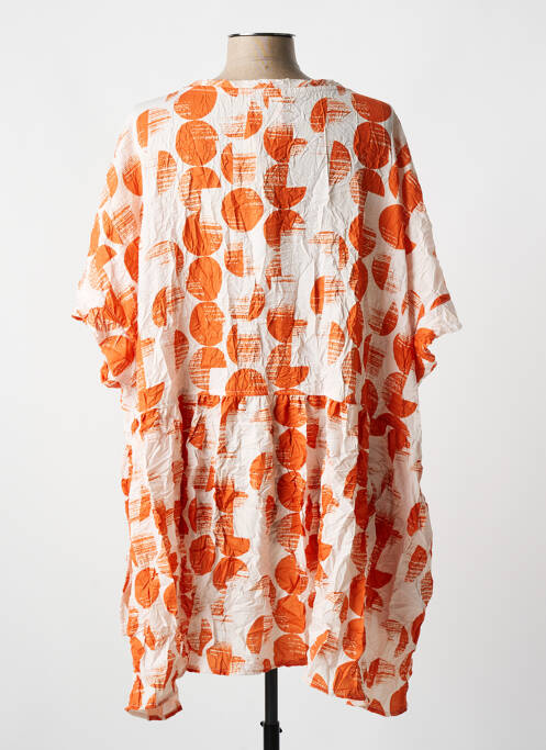 Tunique manches courtes orange GERSHON BRAM pour femme