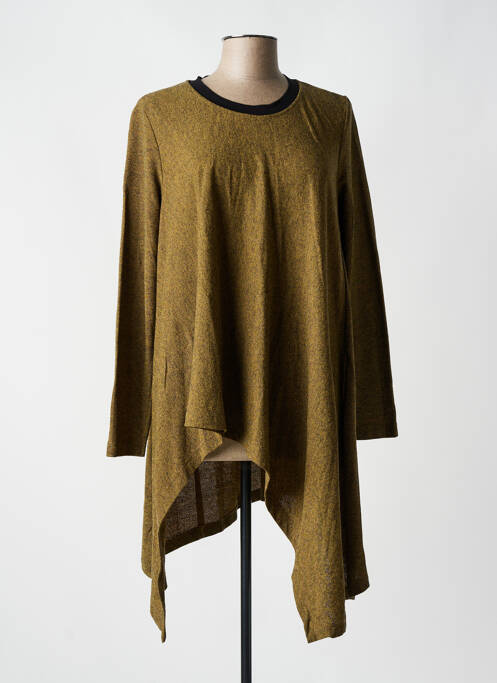 Tunique manches longues jaune ALEMBIKA pour femme