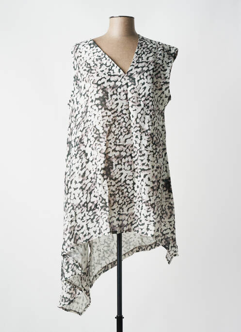 Tunique sans manche gris LOTUS EATERS pour femme