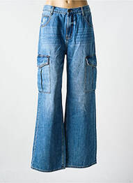 Jeans coupe large taille normale taille normale bleu ESQUALO femme
