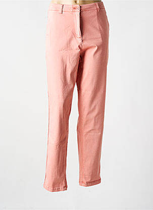 Pantalon chino tissage popeline taille normale orange WHITE STUFF femme