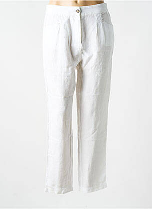 Pantalon large taille normale taille normale blanc WHITE STUFF femme