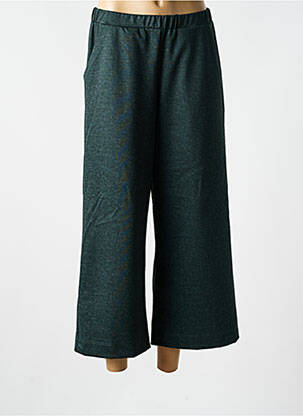 Pantalon 7/8 stretch taille normale vert ALEMBIKA femme