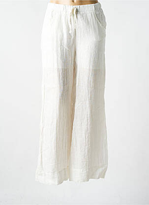Pantalon large poches taille normale blanc ESQUALO femme