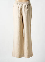 Pantalon large beige YEST pour femme seconde vue