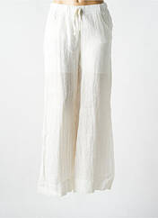 Pantalon large blanc ESQUALO pour femme seconde vue