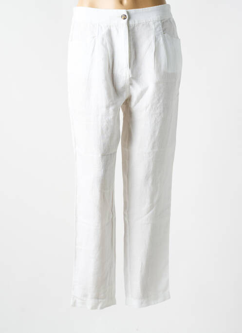 Pantalon large taille normale taille normale blanc WHITE STUFF femme