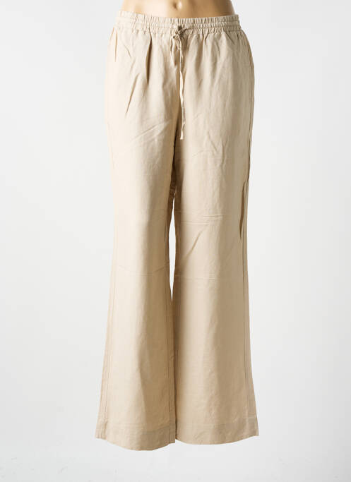 Pantalon large beige YEST pour femme