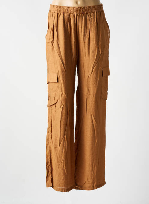Pantalon large marron YEST pour femme