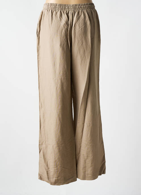 Pantalon large marron YEST pour femme