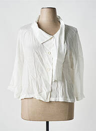 Veste casual fermeture boutonnée sur le devant beige LUUKAA femme