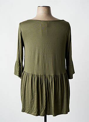 Tunique manches longues col v vert AN II VITO femme