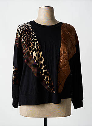 T-shirt manches longues manches longues noir ALEMBIKA femme