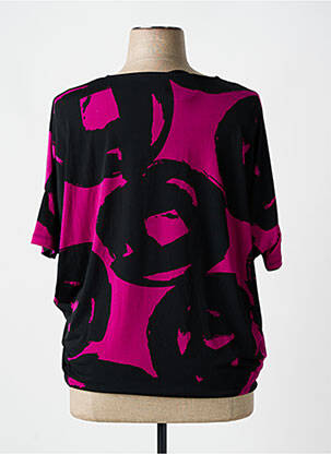 T-shirt manches 3/4 manches 3/4 violet ALEMBIKA femme