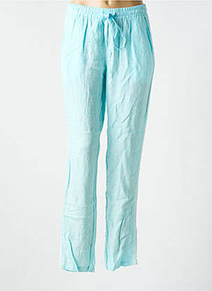 Pantalon droit taille haute taille haute bleu MALVIN femme