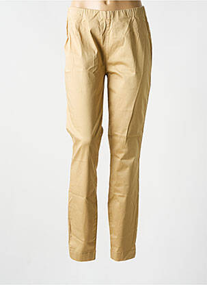 Jegging tissage popeline taille normale beige MASAI femme