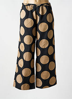 Pantalon large tissage crêpe taille normale noir ALEMBIKA femme