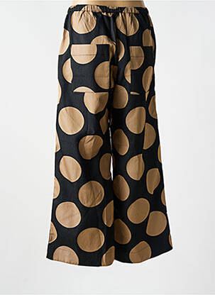 Pantalon large tissage crêpe taille normale noir ALEMBIKA femme