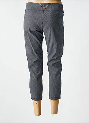 Pantacourt taille haute taille haute bleu LO! LES FILLES femme