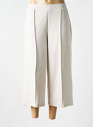 Pantacourt stretch taille normale beige YEST femme