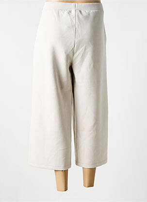 Pantacourt stretch taille normale beige YEST femme