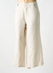 Pantalon 7/8 beige SEMIOLOGY pour femme seconde vue