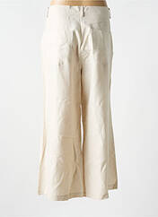 Pantalon 7/8 beige SEMIOLOGY pour femme seconde vue