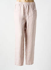Pantalon droit rose VETONO pour femme seconde vue