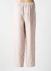 Pantalon droit rose VETONO pour femme seconde vue