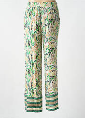 Pantalon droit vert YEST pour femme seconde vue