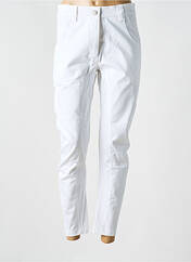 Pantalon slim blanc SEMIOLOGY pour femme seconde vue