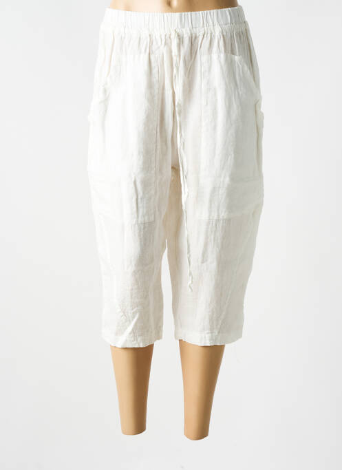 Pantacourt blanc LUUKAA pour femme