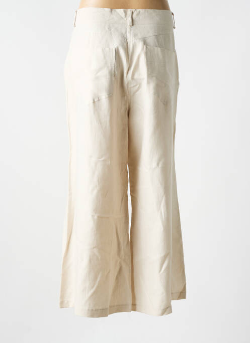 Pantalon 7/8 beige SEMIOLOGY pour femme