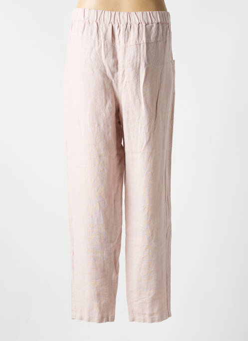 Pantalon droit rose VETONO pour femme