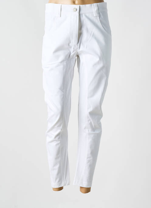 Pantalon slim blanc SEMIOLOGY pour femme
