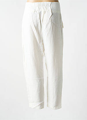 Pantalon 7/8 taille élastique taille normale blanc LOTUS EATERS femme