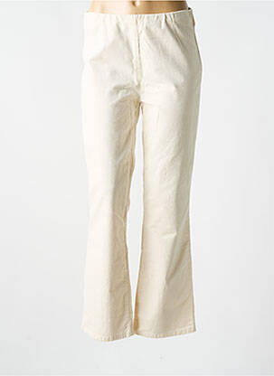 Pantalon droit stretch taille normale beige MASAI femme