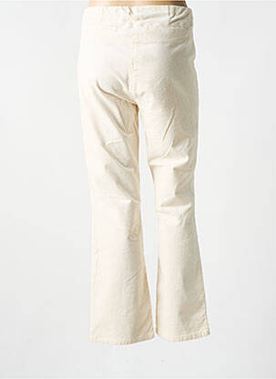 Pantalon droit stretch taille normale beige MASAI femme