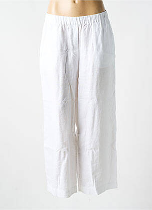 Pantalon large taille normale taille normale blanc MASAI femme