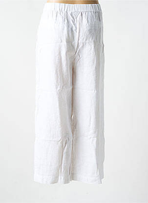 Pantalon large taille normale taille normale blanc MASAI femme