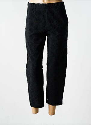 Pantalon 7/8 stretch taille normale noir GERSHON BRAM femme