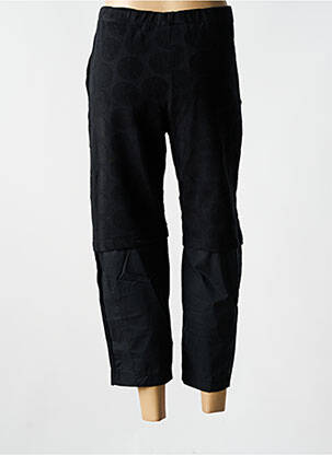 Pantalon 7/8 stretch taille normale noir GERSHON BRAM femme