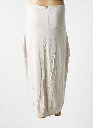Jupe longue taille normale beige ELSEWHERE femme