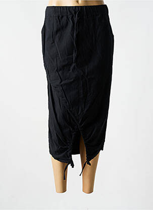 Jupe longue coupe droite noir ELSEWHERE femme