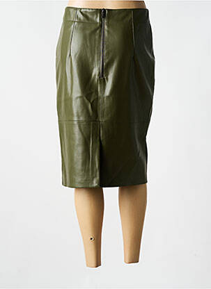 Jupe mi-longue taille normale vert ESQUALO femme