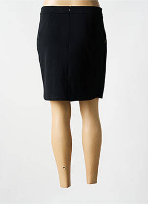 Jupe courte fermeture zippée au dos noir GARELLA femme