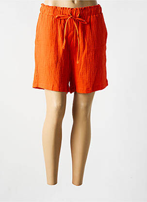Bermuda taille élastique taille normale orange ZIBI LONDON femme